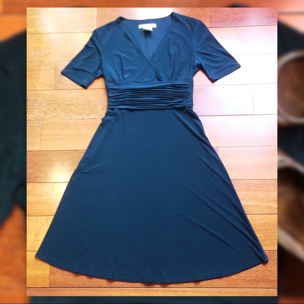 Green Dress -4- Evan Picone